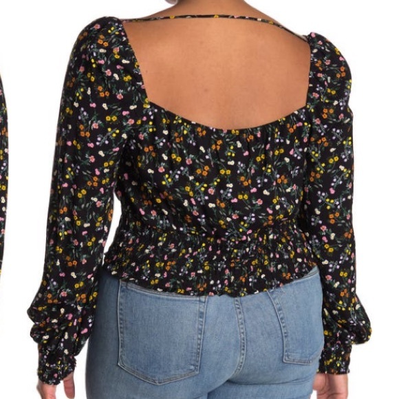 AFRM Floral Crop Top Size 1X NWT - Picture 2 of 4